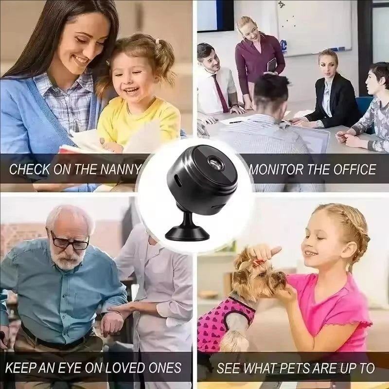 Mini caméra Wifi A9 1080P, surveillance de sécurité, vision nocturne sans fil, surveillance vidéo, mini caméra DV intelligente pour la maison, caméra HD