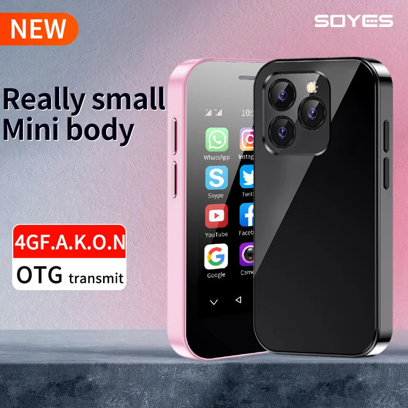 Smartphone Android 4G SOYES XS14 Pro Mini, 3 Go + 64 Go, 2600 mAh, reconnaissance faciale, écran 3,0 pouces, vente flash