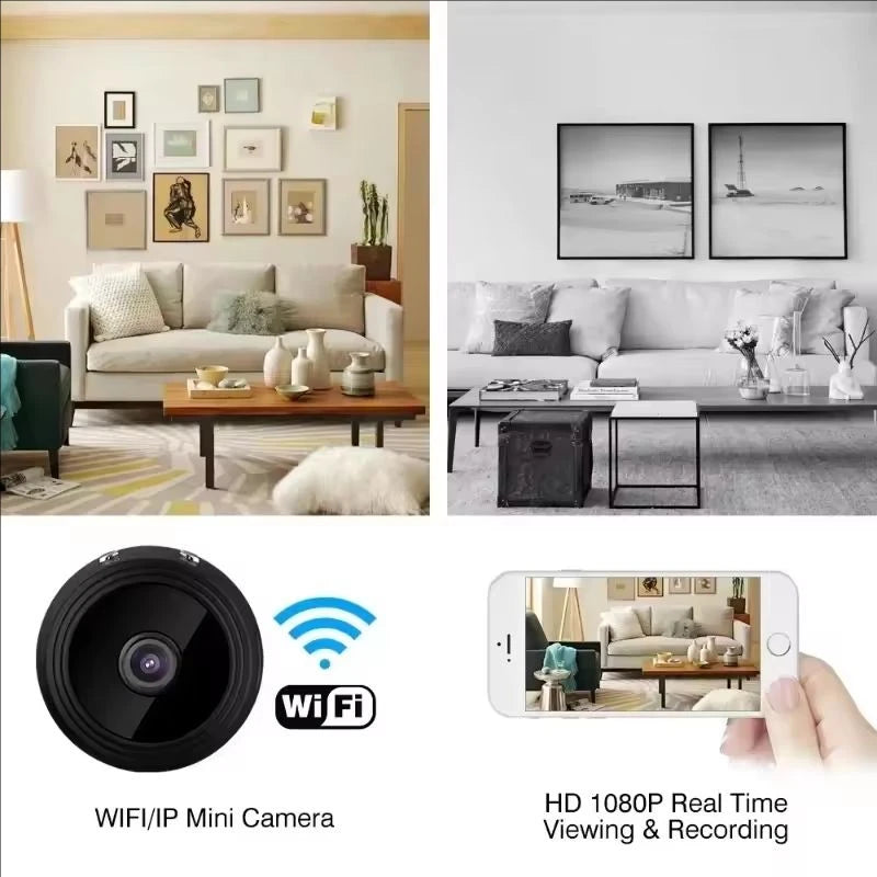 Mini caméra Wifi A9 1080P, surveillance de sécurité, vision nocturne sans fil, surveillance vidéo, mini caméra DV intelligente pour la maison, caméra HD