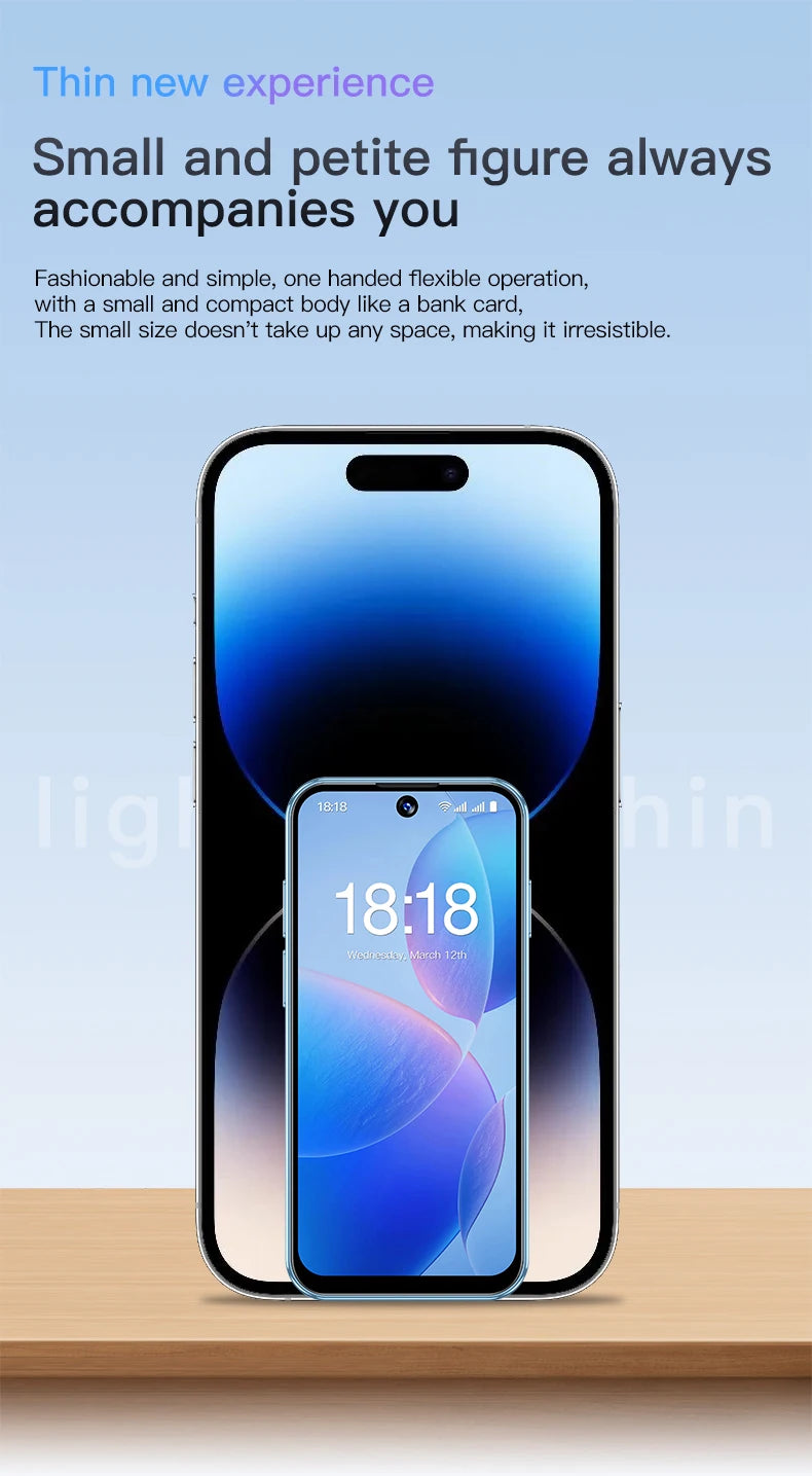 SOYES XS19 Mini Smartphone 3.88 pouces 2GB RAM 16GB ROM Android10.0 avec reconnaissance faciale double SIM veille réseau 3G petit téléphone
