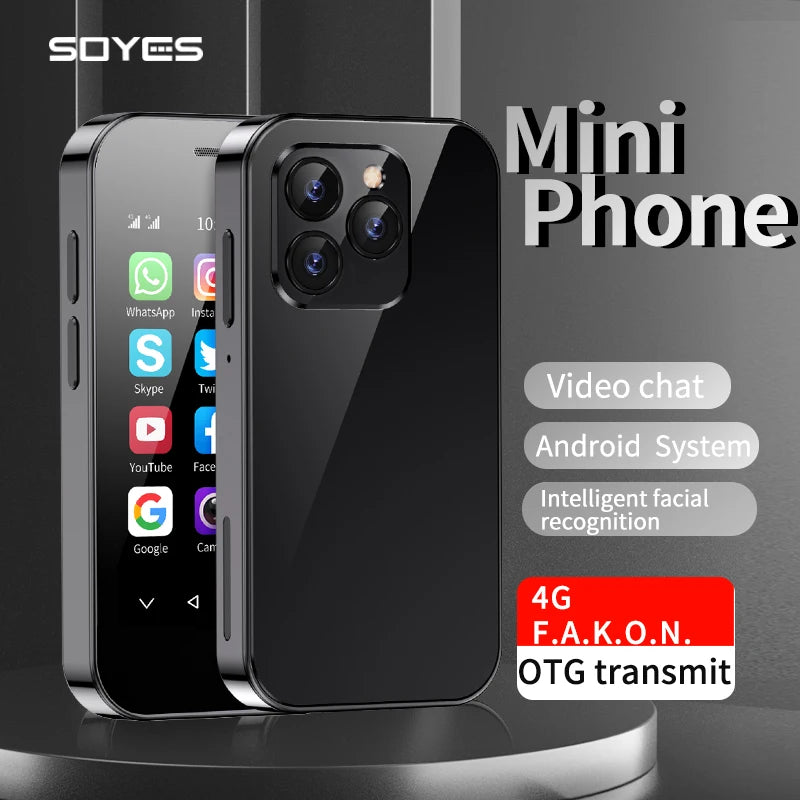 Smartphone Android 4G SOYES XS14 Pro Mini, 3 Go + 64 Go, 2600 mAh, reconnaissance faciale, écran 3,0 pouces, vente flash