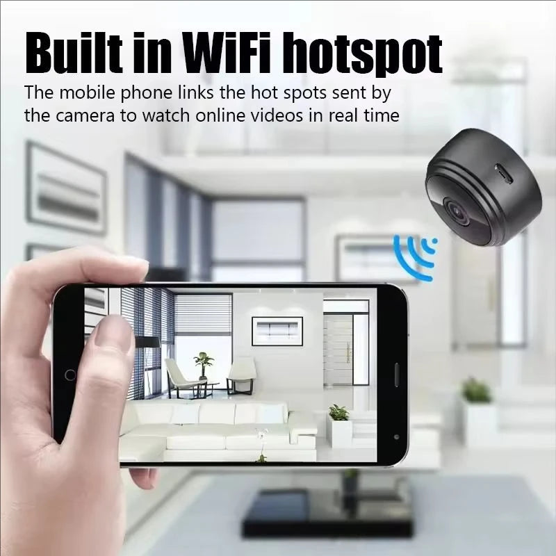 Mini caméra Wifi A9 1080P, surveillance de sécurité, vision nocturne sans fil, surveillance vidéo, mini caméra DV intelligente pour la maison, caméra HD