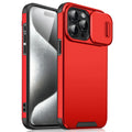 Shockproof Case For iPhone 15 14 13 12 11 16 17 Pro Max 15 Plus 16E Cover Slide Camera Protective Cases For iPhone 17 Air 17Pro