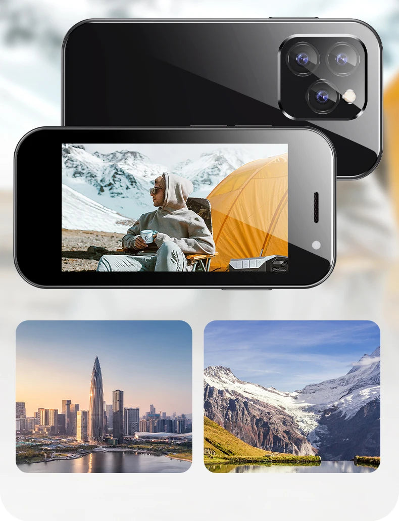 Smartphone Android 4G SOYES XS14 Pro Mini, 3 Go + 64 Go, 2600 mAh, reconnaissance faciale, écran 3,0 pouces, vente flash