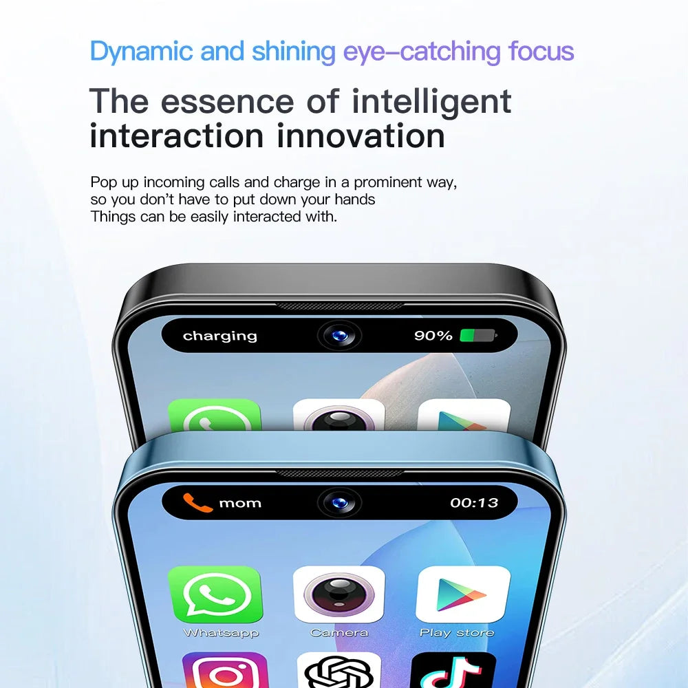 SOYES XS19 Mini Smartphone 3.88 pouces 2GB RAM 16GB ROM Android10.0 avec reconnaissance faciale double SIM veille réseau 3G petit téléphone