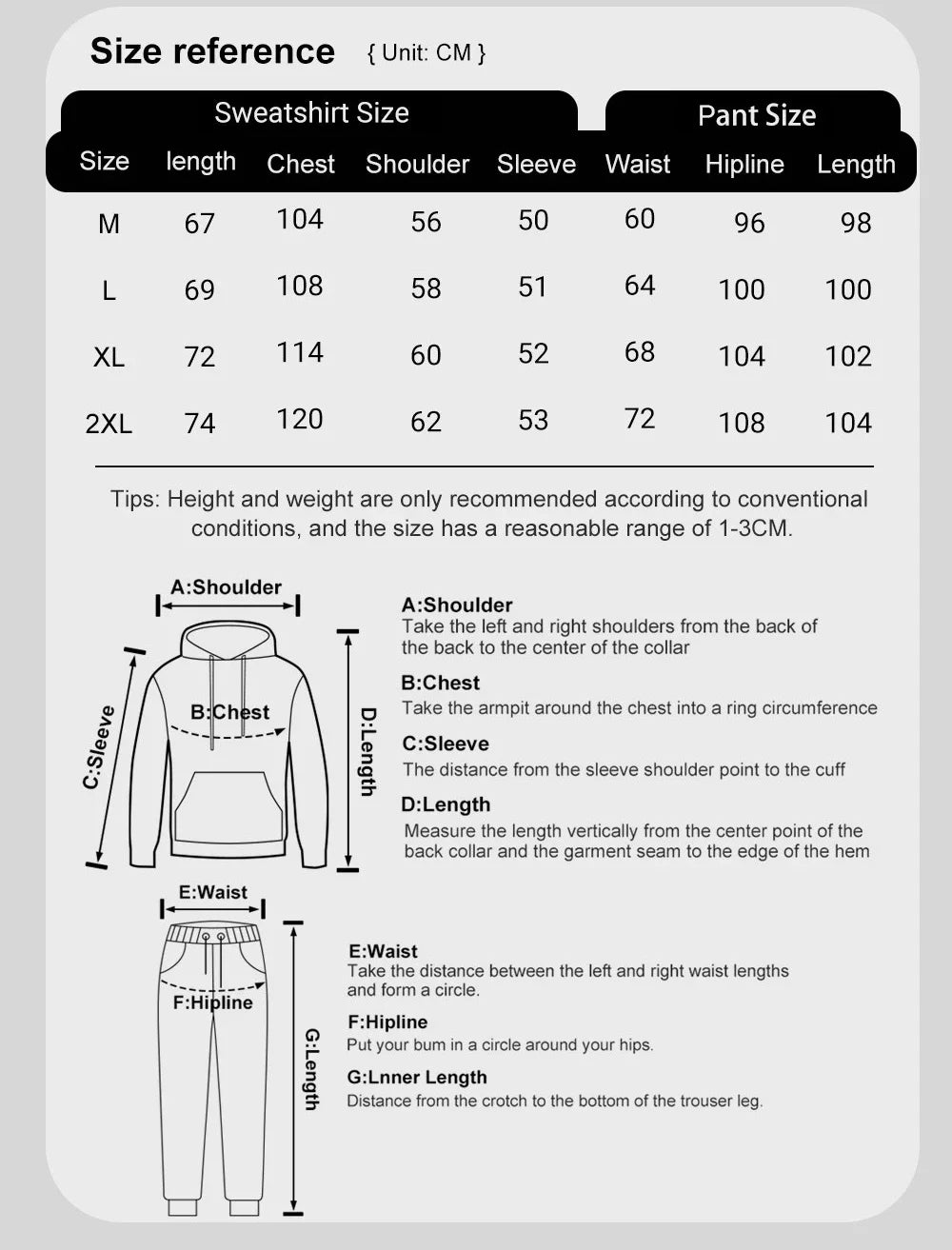 2 Pcs Hoodie Set Womens Poland Letter Print Sweatpants Sporty Pocket Loose Sweatshirt Jogging Outfits Autumn Fleece Warm Clothes